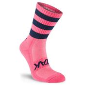 Atak Shox Mid Lenght Football Socks Pink Navy - 6-8 Uk image