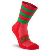 Atak Shox Mid Lenght Football Socks Red Green - Red Green / 9-12 Uk image