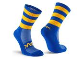 Atak Shox Mid Lenght Football Socks Royal Amber - 3-5 Uk image