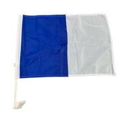 TCF Car Flag Royal Blue White - Royal Blue White