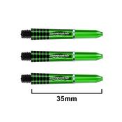 Winmau Prism Force Darts Shafts Green - Green / Short image