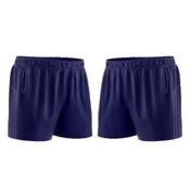CS Club Training Zip Pocket Shorts Navy Navy - Navy / Small