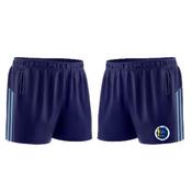 CS Cooraclare GAA Club Training Zip Pocket Shorts Navy Sky - Navy Sky / XL