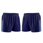 CS Club Training Zip Pocket Shorts Navy Sky - Navy Sky / Medium