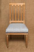 A Pair 20th Century Gothic Revival Spindle Chairs