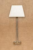 20th Century Crystal Reeded Column Lamps - Pair