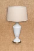 White Urn Shaped Classical Table Lamp with Shade