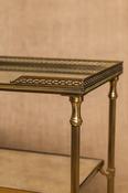 19th Century French 3-Tier Brass Side Tables - Pair