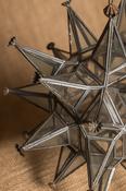 Star Shaped Glazed Metal Lantern