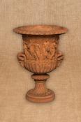 Terracotta Urn with Rams Head Handles