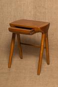 Mid-Century Modern Walnut Bedside Tables - Pair
