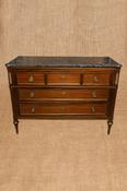 French Style Chest of Drawers with Marble Top