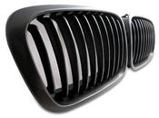 BMW E46 Saloon 98-01 Pre Facelift Black Kidney Grills