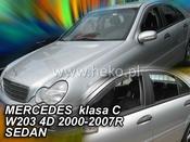 Mercedes C Class W203 Yrs 01-07 Brand New Heko 4 Piece Wind Deflectors 23267