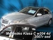 Mercedes C Class W204 Yrs 08-14 Brand New Heko 4 Piece Wind Deflectors 23258