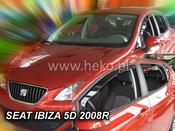 Seat Ibiza 5Drs MK IV 6J Yrs 08-17 Brand New Heko 4 Piece Wind Deflectors Heko 28234