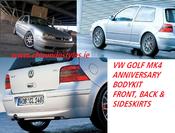 VW Golf MK 4 Yrs 98-04 Anniversary OEM Plastic Bodykit Bumper Lip Kit image
