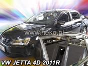 VW Jetta MK6 Yrs 11 on Brand New Heko 4 Piece Wind Deflectors 31186