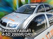 Skoda Fabia I Yrs 00-06 Brand New Heko 4 Piece Wind Deflectors