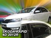 Skoda Rapid Yrs 12- on Brand New Heko 4 Piece Wind Deflectors