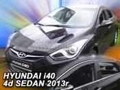 Hyundai I40 Yrs 13 - On 4 Drs Saloon Brand New 4 Piece Heko Tinted Wind Deflectors