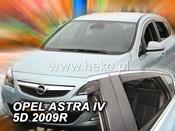 Opel Vauxhall Astra IV J 5dr Yrs 10-on Brand New Heko 4 Piece Wind Deflectors 25384