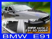 BMW E91 3 Series Estate 5drs Yrs 05-11, New 4 Piece Heko Wind Deflectors