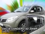 Dacia Sandero 5Drs Yrs 08- Brand New 4 Piece Heko Wind Deflectors image