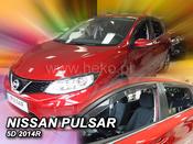 Nissan Pulsar 5drs Hatch Yrs 2014 - Brand New Heko 4 Piece Wind Deflectors