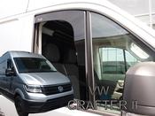 VW Crafter Yrs 2017 - onwards Brand New Heko 2 Piece Wind Deflectors image