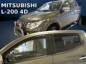 Mitsubishi L200 4x4 Yrs 15- on Brand New Heko 4 Piece Wind Deflectors
