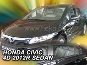 HONDA Civic 4d Yrs 2012- Saloon Sedan Brand New Heko 4 Piece Wind Deflectors 17161