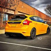 Ford Focus MK3 ST Yrs 12-14 RS Style Rear Bumper Diffuser image