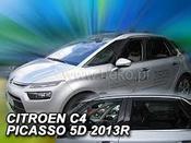 Citreon C4 Picasso Space Tourer Yrs 13- Brand New 4 Piece Heko Wind Deflectors Visors 12259