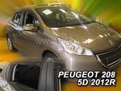 PEUGEOT 208 YRS 12- on 5DRS Brand New 4 Piece Heko Wind Deflectors Visors 26147