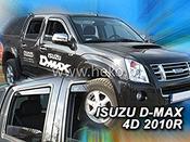 Isuzu Dmax Yrs 2006 - 2011 Brand New 4 Piece Heko Wind Deflectors Visors 34003
