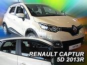 Renault Captur Yrs 2013 - on Brand New Heko 4 Piece Wind Deflectors Visors