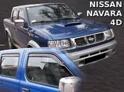 Nissan Navara Pickup Yrs 01-05 Brand New Heko 4 Piece Wind Deflectors 24294