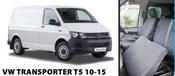 VW Transporter T5 &amp; T6 Yrs 05-18 Tailored Seat Covers Set Heavy Duty