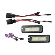 License Plate LED Number Plate Lights Golf 4, Golf 5, Golf 6 Eos 06-, Lupo 99-03, Beetle 06-, Passat CC 09-, Polo 6N2 00-02, Polo 9N 02-05, Phaeton image