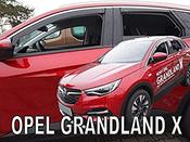 Opel Vauxhall Grandland X Yrs 2017 0n Brand New 4 Piece Heko Wind Deflectors 25402