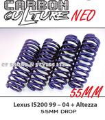 NEW Lexus IS200 &amp; Altezza CARBON CULTURE NEO 55mm Lowering Springs