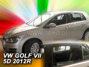 VW Golf MK 7 VII 5dr YRS 2012- on Brand New Heko 4 Piece Wind Deflectors 31194