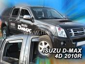 ISUZU D-MAX II 4D 2006-2012 Brand New Heko 4 Piece Wind Deflectors 34003