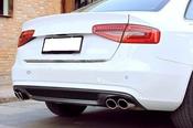Audi A4 B8 Saloon SE Yrs 08-12, Rear Diffuser Twin Exit Both Sides image