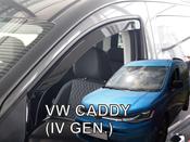 VW Caddy Yrs 2021 onwards All Models Covered Brand New Heko 2 Piece Wind Deflectors 31023 image