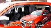 ISUZU D-Max III 4d 2020 onwards Brand New Heko 4 Piece Wind Deflectors 34007