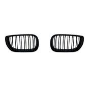 BMW E46 Saloon 02-05 Facelift Black Kidney Grills