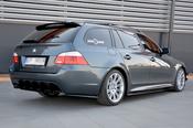 BMW 5 Series E60 Maxton Gloss Black Rear Side Splitters/Spats