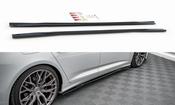 Audi A6 C8 Yrs 18-on MAXTON Side Skirt Extensions Diffusers image